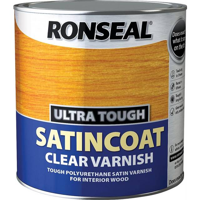 Ronseal UTVSC25L 2.5L Ultra Tough Internal Clear Satincoat Varnish