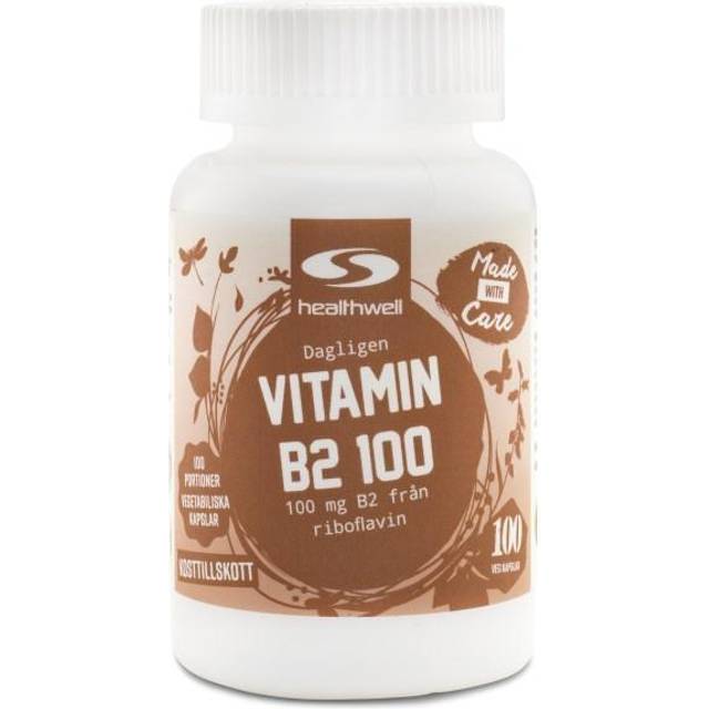 Healthwell Vitamin B2 100, 90 kaps