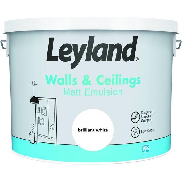Leyland Wall & Ceiling Matt Paint 10L - White