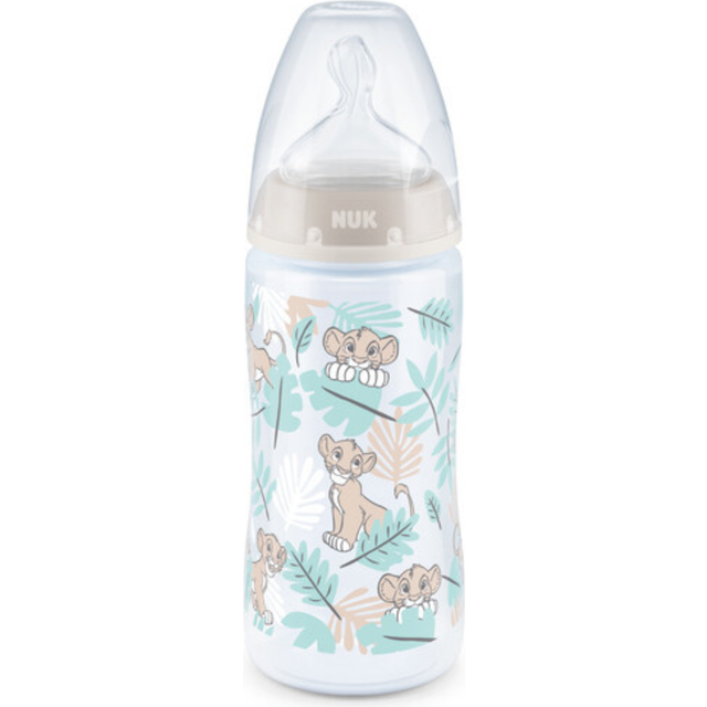 Baby Bottle, Baby, 300 ml, Anti-Colic, Temperature Control, BPA-Free, Silicone Teat, Disney First Choice+, 6-18 Months, Mehrfarbig