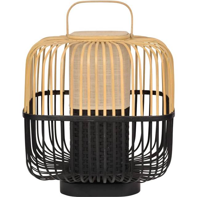 Forestier Bamboo Square M bordslampa i svart