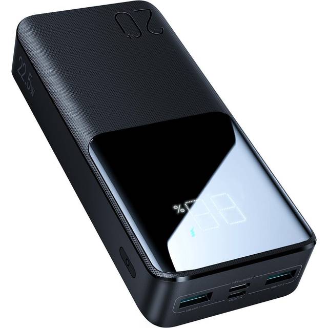 SiGN Extrem kraftfull LED Powerbank 20.000mAh, 22.5W - Svart