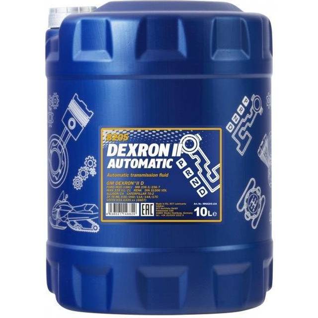 MANNOL MN8205-10 Automatlådeolja ATF II, Innehåll: 10l - Röd