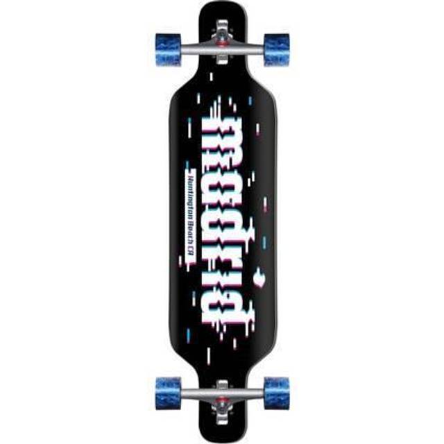 Madrid Komplet Longboard Drop-Thru (Glitch) Sort/Blå/Lilla