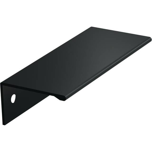 Amerock  Cabinet Pull  Matte Black  3 inch (76 mm) Center-to-Center  Edge Pull  1 Pack  Drawer Pull  Drawer Handle  Cabinet Hardware