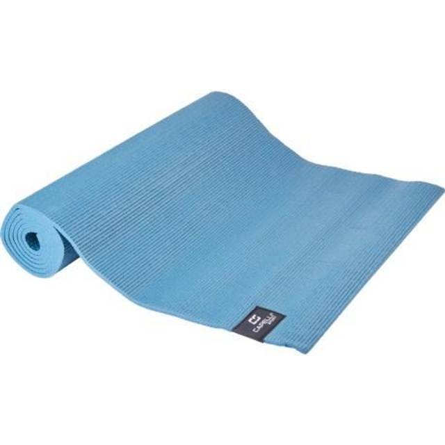 capelli Sport Yoga Mat Non Slip All Purpose PVc Memory Foam Fitness and Workout Mat Blue 7 mm