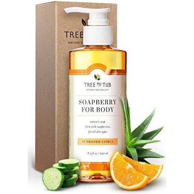 Tree To Tub  Moisturizing Soapberry Body Wash  Citrus Splash  8.5 fl oz (250 ml)