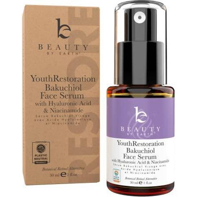 Beauty By Earth, Youth Restoration Bakuchiol Face Serum, 1 fl oz (30 m)