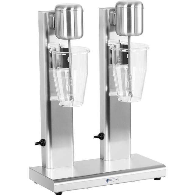 Royal Catering Milkshakemaskin - Dubbel - 2 x 1 L - 15 000 rpm RCPMS-160T