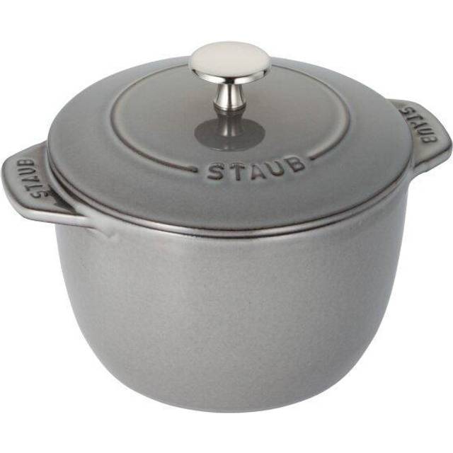 STAUB Rice cocotte cast iron pot 1.6 L grey