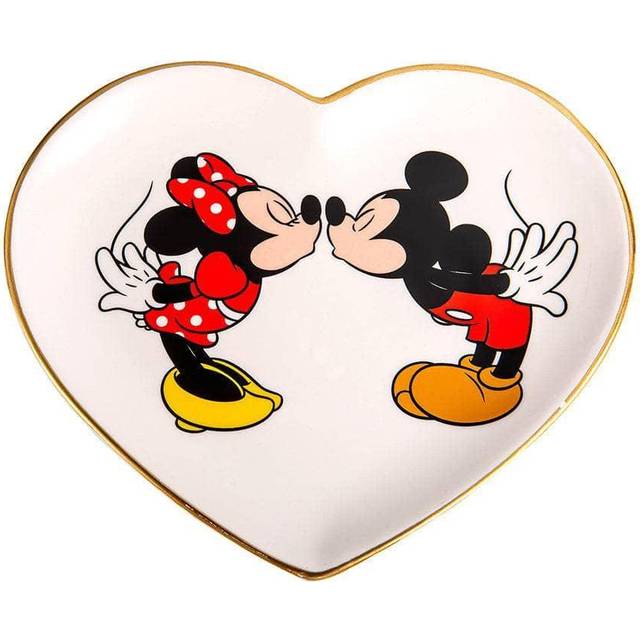 Disney Mickey and Minnie Kisses Ceramic Trinket Tray, One Colour, Women