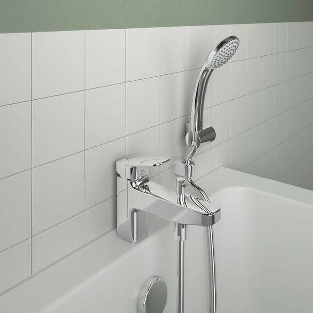 Ideal Standard Ceraplan Taps Bath Shower Mixer 1 Tap Hole in Chrome Brass