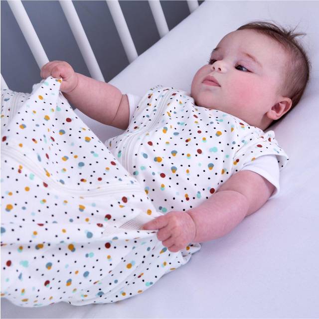 Purflo Scandi Spot Print Baby Sleeping Bag, 0.5 Tog