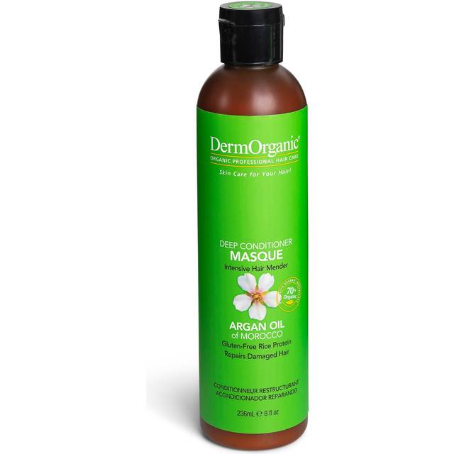 DermOrganic Organic Argan Oil  DEEP CONDITIONING HAIR REPAIR MASQUE  8 oz