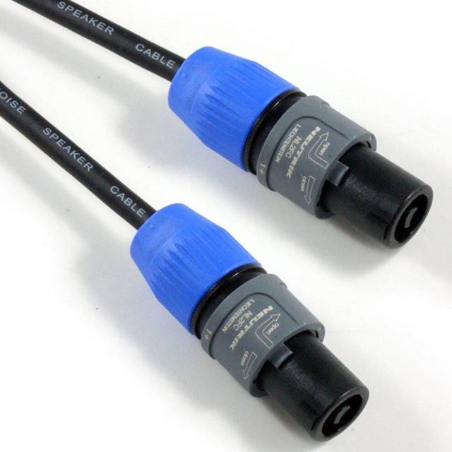 3m Neutrik 2 Pole 1.5mm Speakon Cable NL2FC to Male Plug Pro Speaker Amp Lead