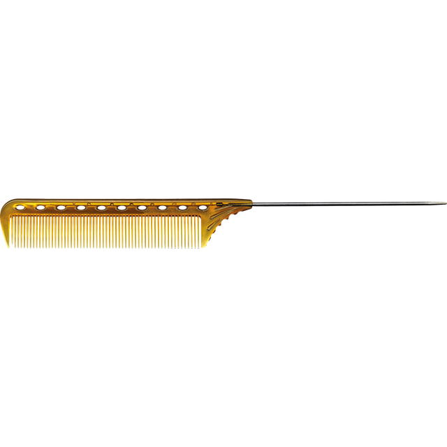 YS Park Tail Comb No. 102 Camel/Yellow