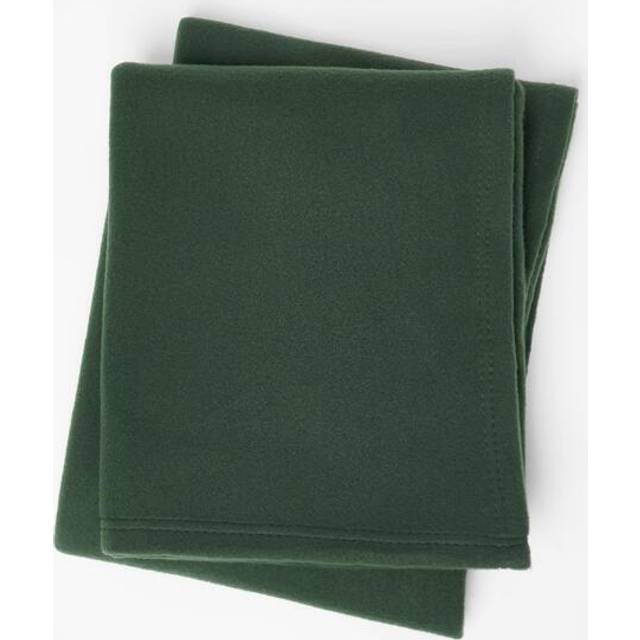 Dreamscene Plain Fleece Throw, Forest Green - 120 x 150cm