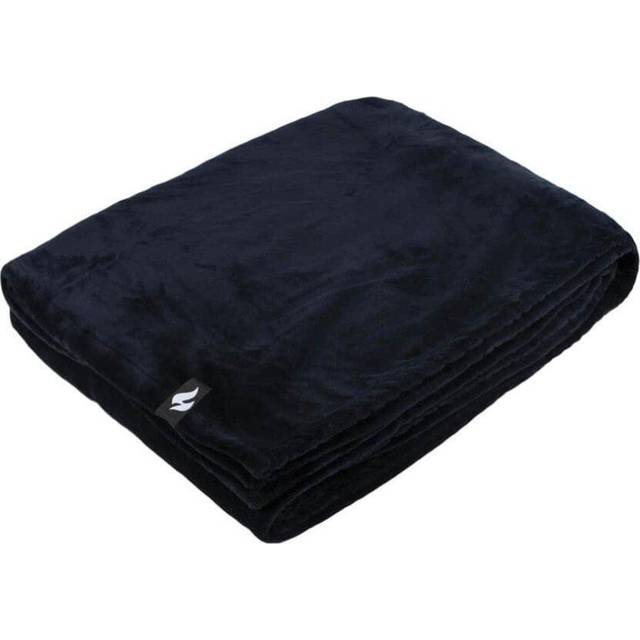 Heat Holders Unisex Extra Soft Warm 1.7 TOG Luxury Thermal Fleece Blanket - 180 x 200 cm - Black - One Size