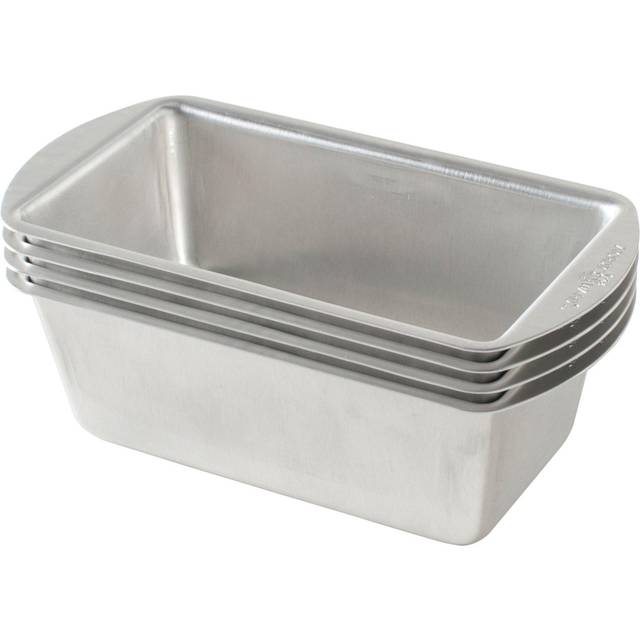 Naturals® Mini Loaf brödform, 0,5 liter, 4-pack - Aluminium