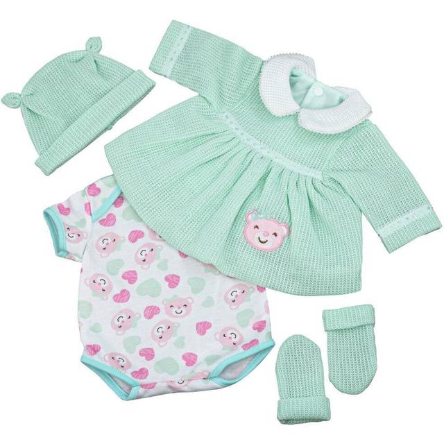 "(Mint Teddy Girl Outfit) The Magic Toy Shop 20"" Lifelike Reborn Dolls Clothes Handmade Outfit Girl Boy Toy Dress"