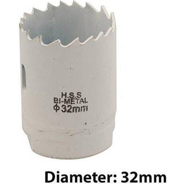 Bi Metal Core Drill Bits 32mm Diameter HSS STEEL Wood Hole Saw Worktop Cutters