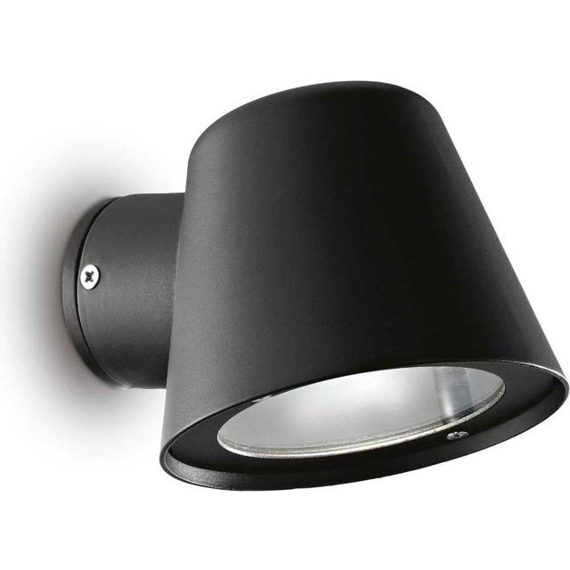 Ideal Lux - Gas - 1 Light Outdoor Wall Light Black IP43, GU10