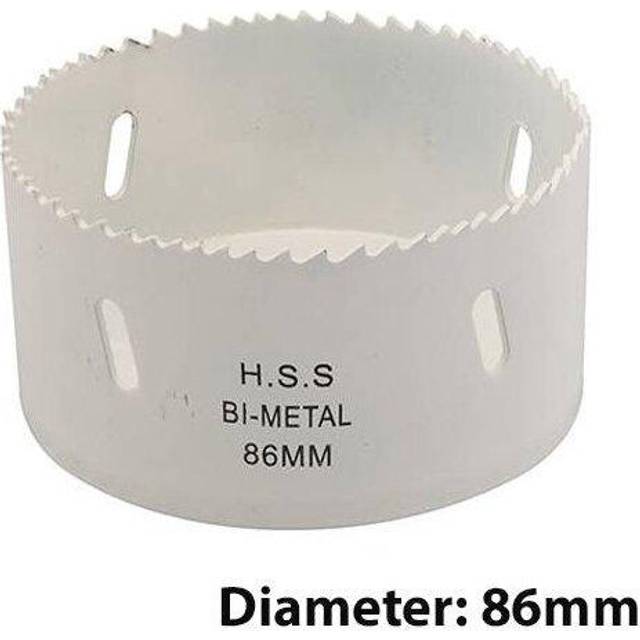 Bi Metal Core Drill Bits 86mm Diameter HSS STEEL Wood Hole Saw Worktop Cutters
