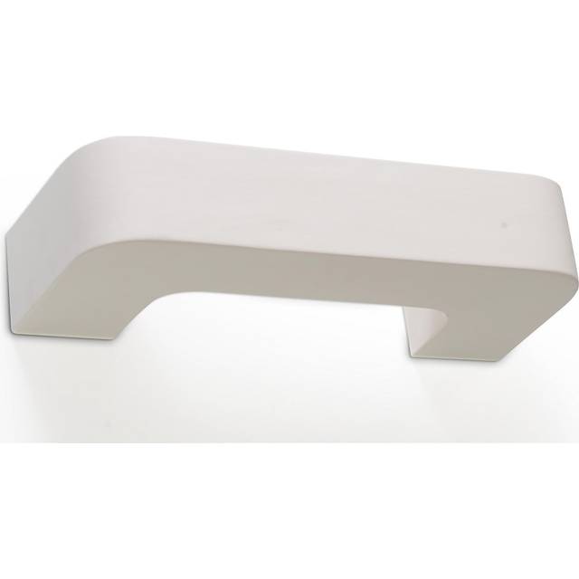 Wall Lamp Ceramic MAGNET - White (7.5cm H X 36cm W X 15cm D)