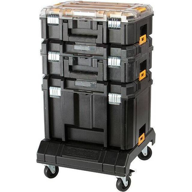 Dewalt TSTAK VI Deep Tool Storage Case + Drill Case + Organiser + Cart Trolley