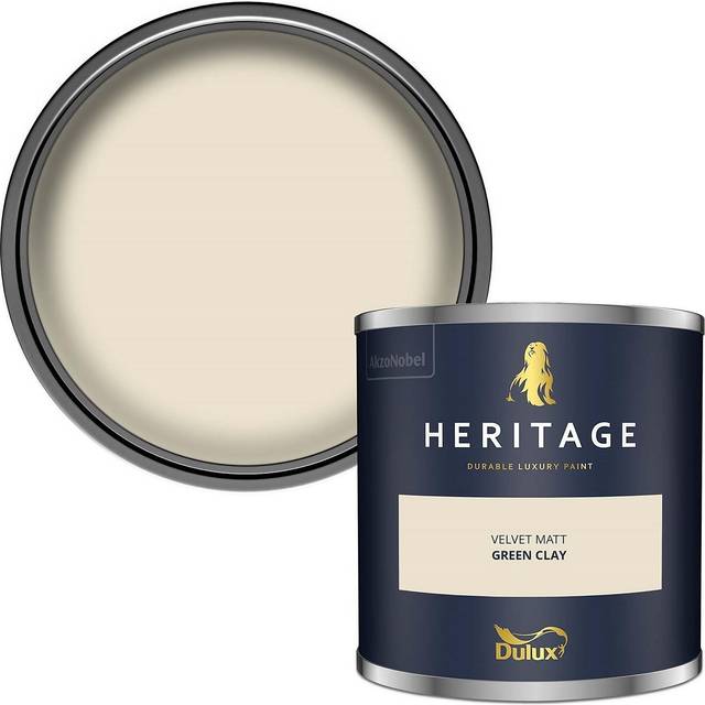 Dulux Heritage Velvet Matt Paint, Green Clay 125ml