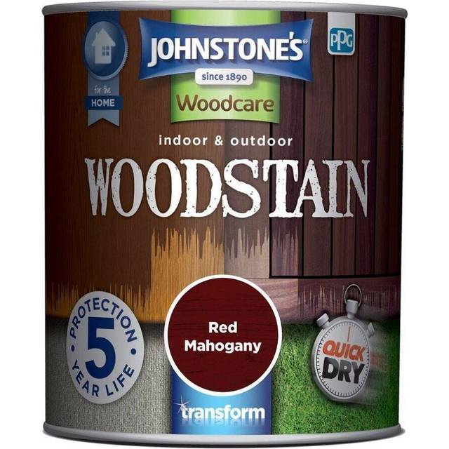 Jonhstones Red Mahogonoy Woodstain 750ml - Johnstone's Paint