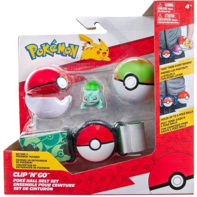 Pokemon Clip N Go Belt W/ Bulbasaur | Wowcher