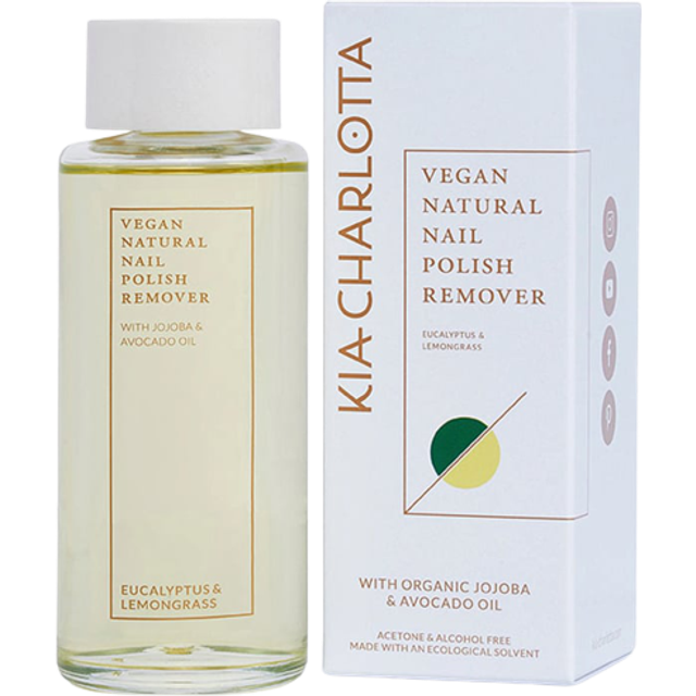 Kia-Charlotta Vegan Natural Nail Polish Remover 100ml
