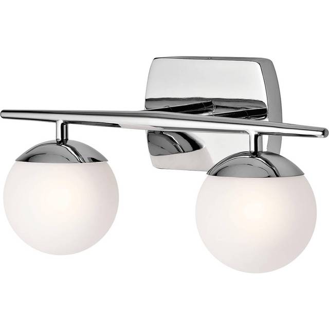 Kichler KL/JASPER2 BATH Jasper 2 Light Bathroom Wall Light Polished Ch