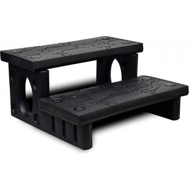 vidaXL Black Spa Steps - black