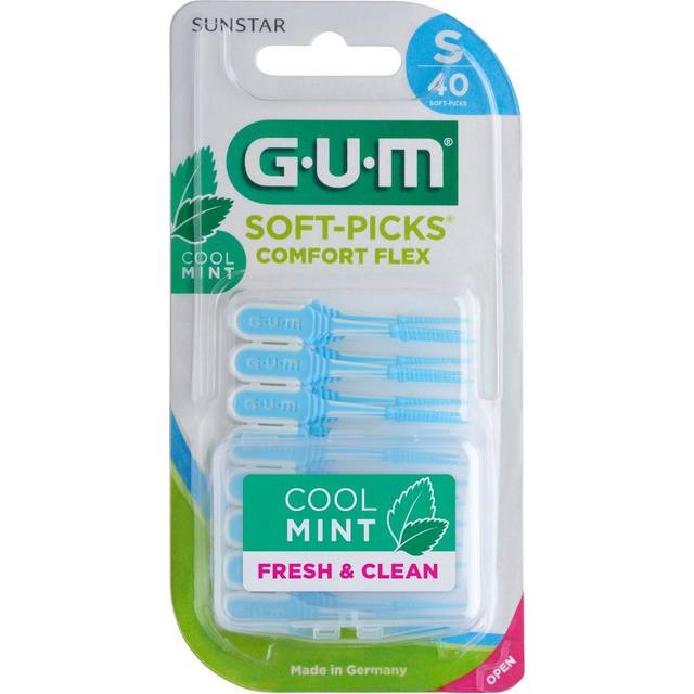 GUM Soft-Picks Comfort Flex Small Mint mitandsticka mint 40 st