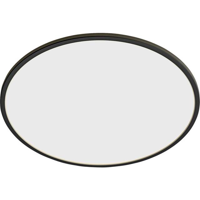 Philips LED Superslim Outdoor Ceiling Light 15W [Warm White - Black] Water Resistant IP54, for Garden, Patio and Terrace Lighting.