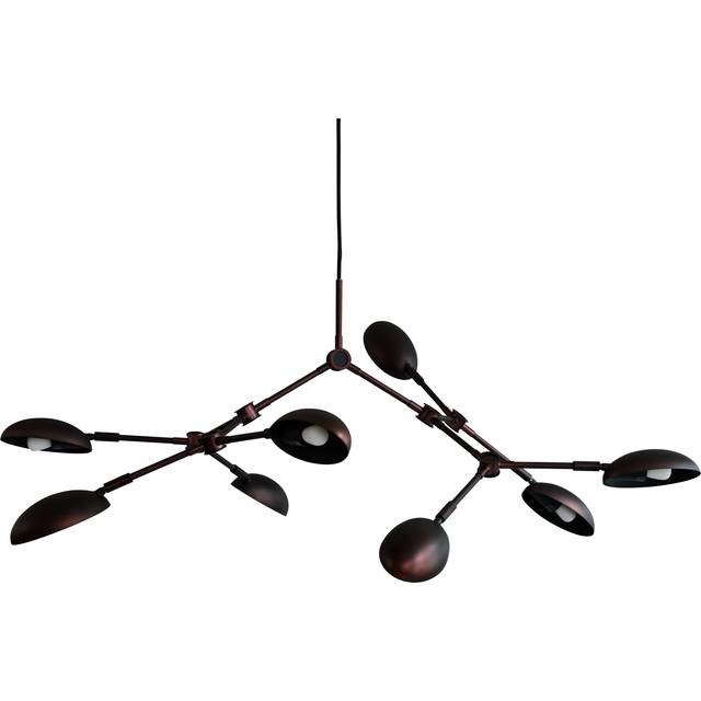 101 Copenhagen Drop Chandelier takkrona mini Burned black - Svart