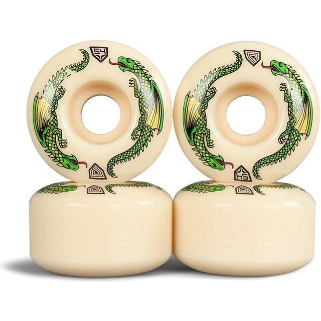 Powell Peralta Dragon Formula Skateboard Wheels 54mm x 34mm 93A 4pk - Grön (54mm)