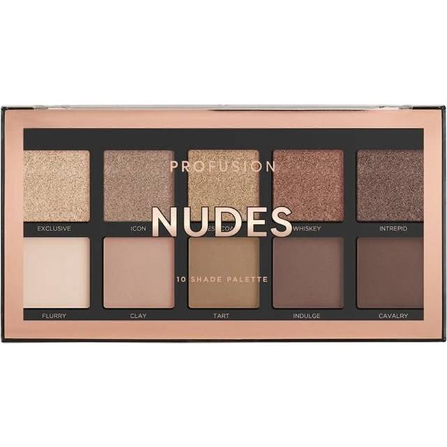 Profusion Cosmetics Nudes - 10 Shade Eyeshadow Palette