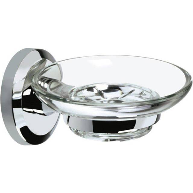 Solo Soap Dish - Chrome (6.7cm H X 11.1cm W X 12.8cm D)