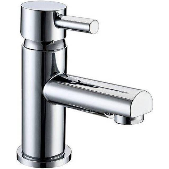 RAK Ceramics Prima Mini Mono Basin Mixer Tap with Clicker Waste | Chrome | Brass | 54mm x 137mm x 113mm