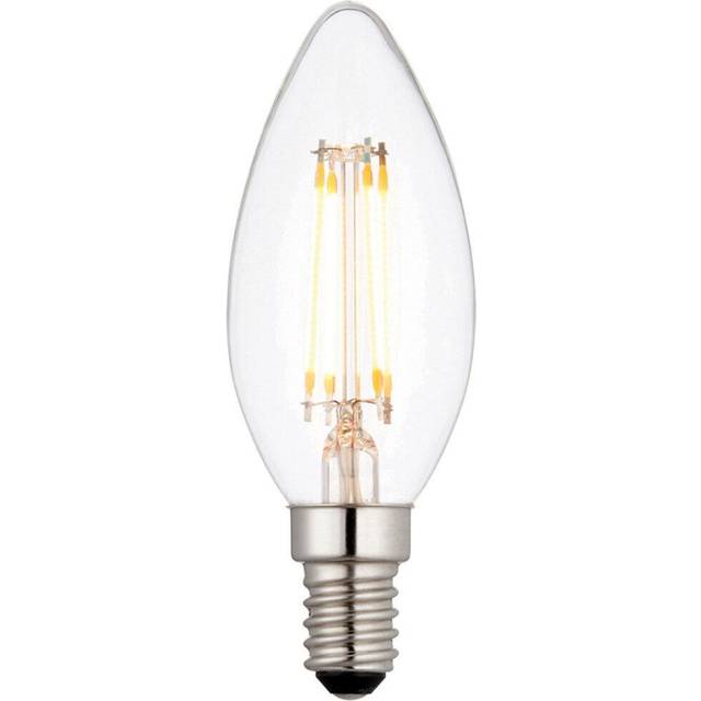 4W E14 LED Filament Candle Bulb - Warm White - Indoor/Outdoor LED Lamp