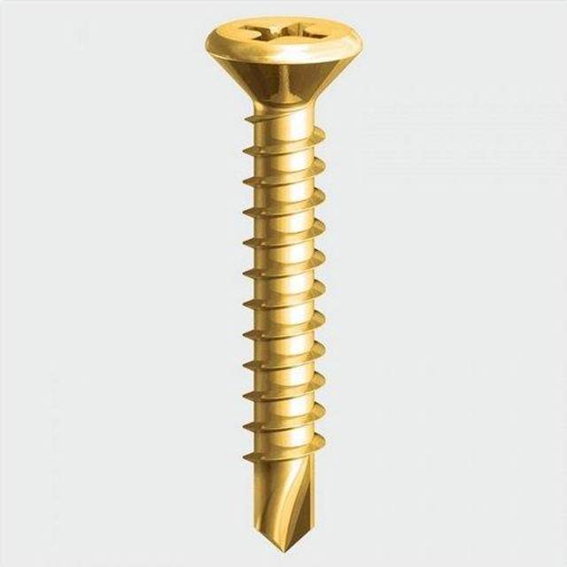 TIMco 3.9 x 45mm Self Drilling PVC CSK ZYP Screws Qty 500