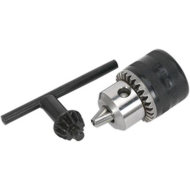 "10mm Drill Chuck & Key - 3/8"" x 24 UNF Thread - Cordless Power Tool Key"