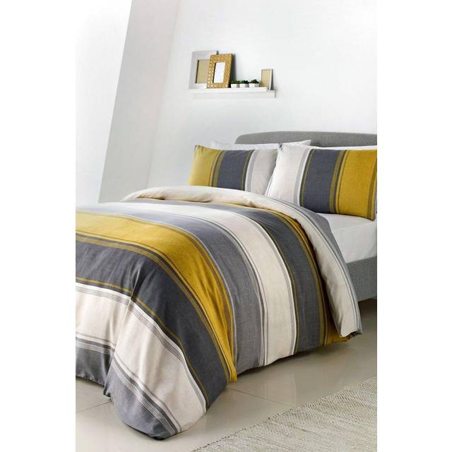 Duvet Cover Set - Ochre (Double Duvet Cover)