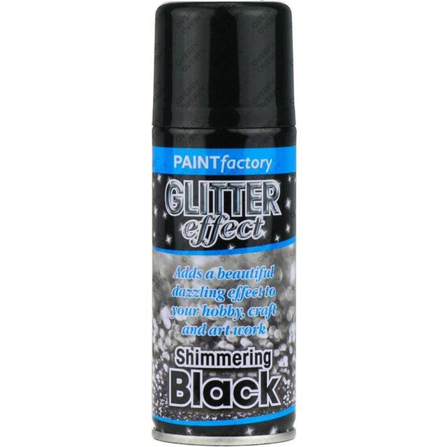 Black Glitter Spray Paint 200ml