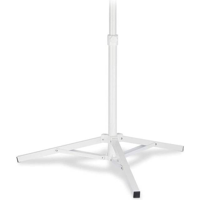 Parasol Stand, Umbrella Base, 25-32 mm, Foldable Frame, Handy, White - Relaxdays