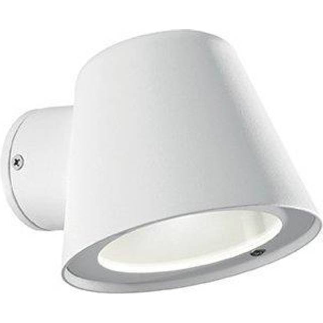 Ideal Lux Gas - 1 Light Outdoor Wall Light White IP43, GU10