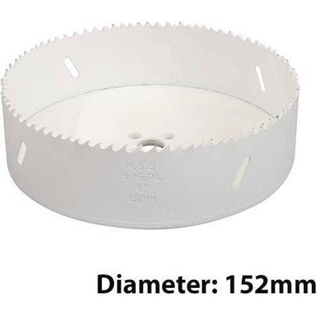 Bi Metal Core Drill Bits 152mm Diameter HSS STEEL Wood Hole Saw Worktop Cutters